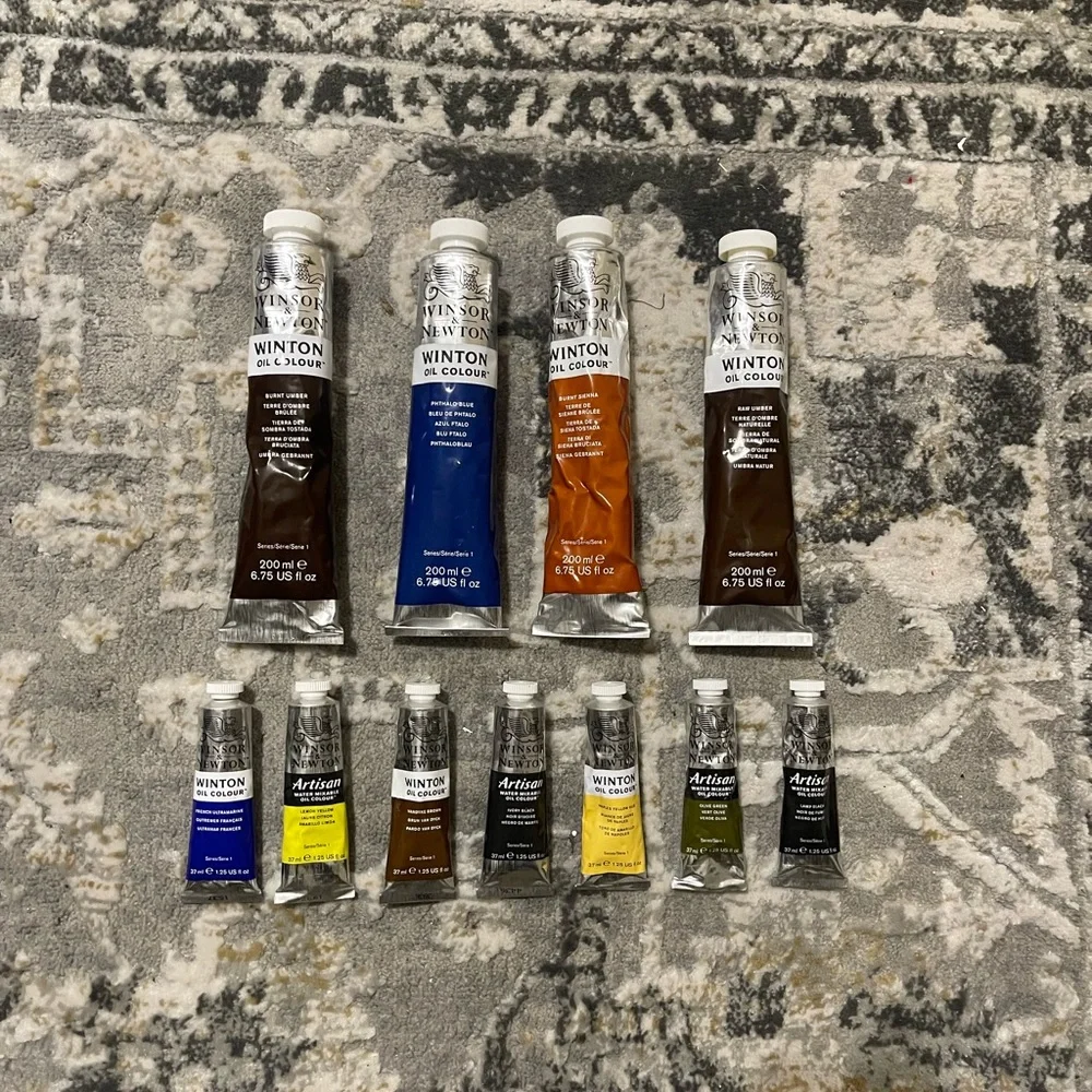 Winsor & Newton: Winton & Artisan Paint Bundle - 6.75floz and 1.25floz Tubes - Picture 7 of 7